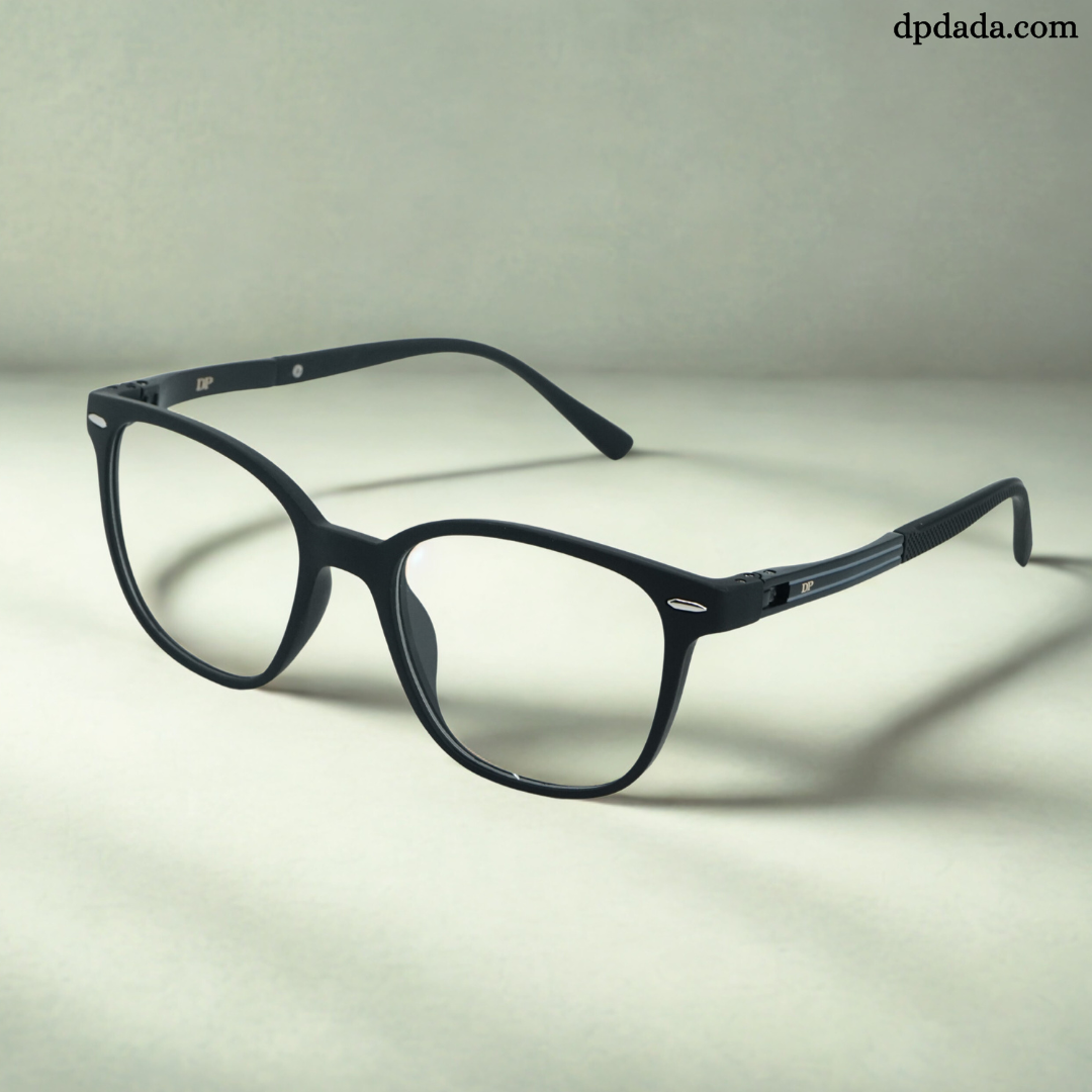 DP Dada TR7927 Matte Black Cat-Eye Eyeglasses