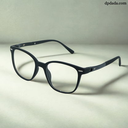 DP Dada TR7927 Matte Black Cat-Eye Eyeglasses