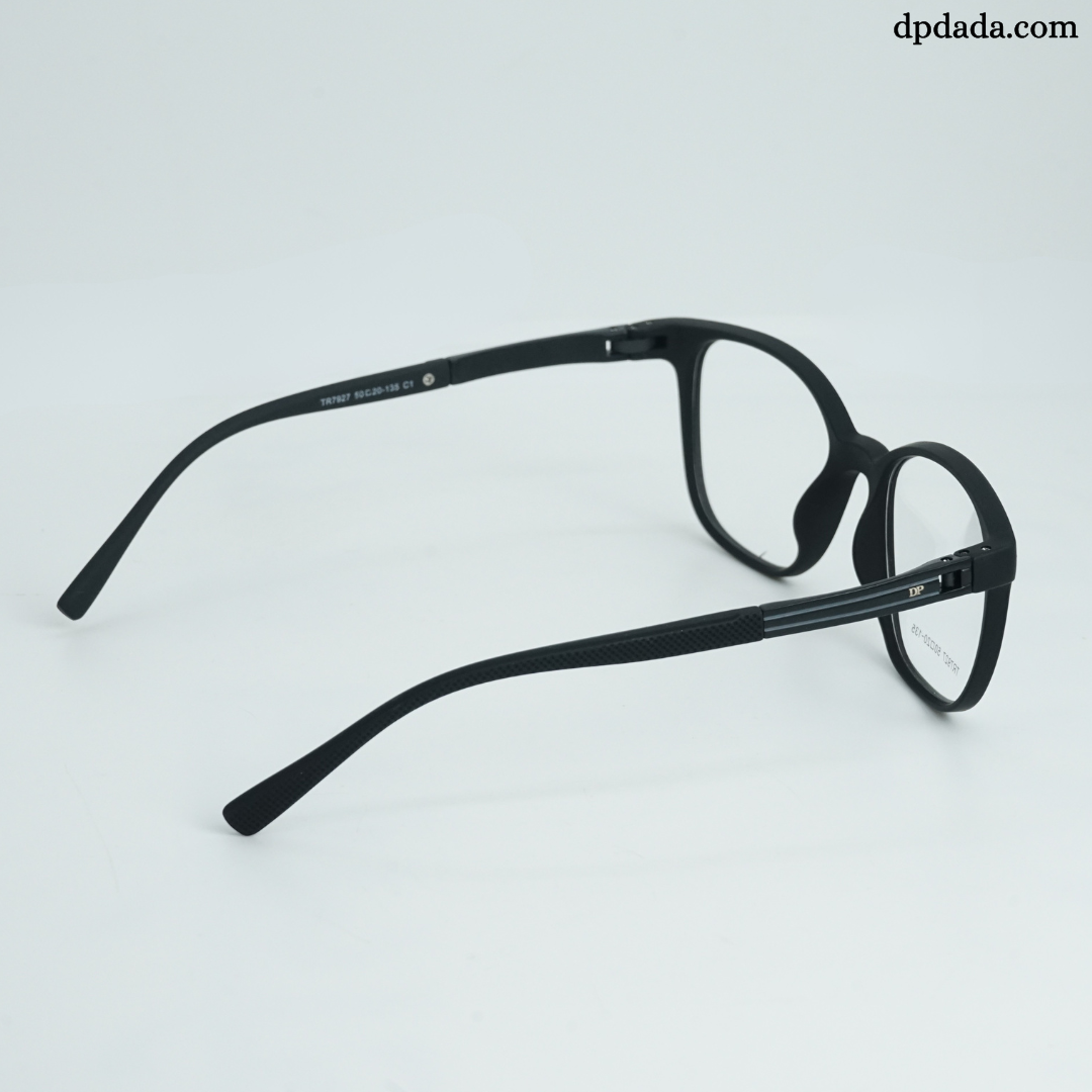 DP Dada TR7927 Matte Black Cat-Eye Eyeglasses