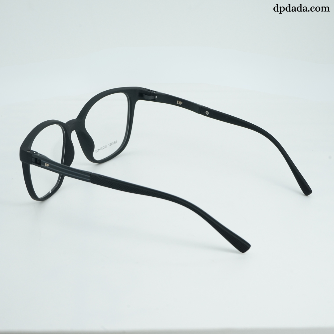 DP Dada TR7927 Matte Black Cat-Eye Eyeglasses