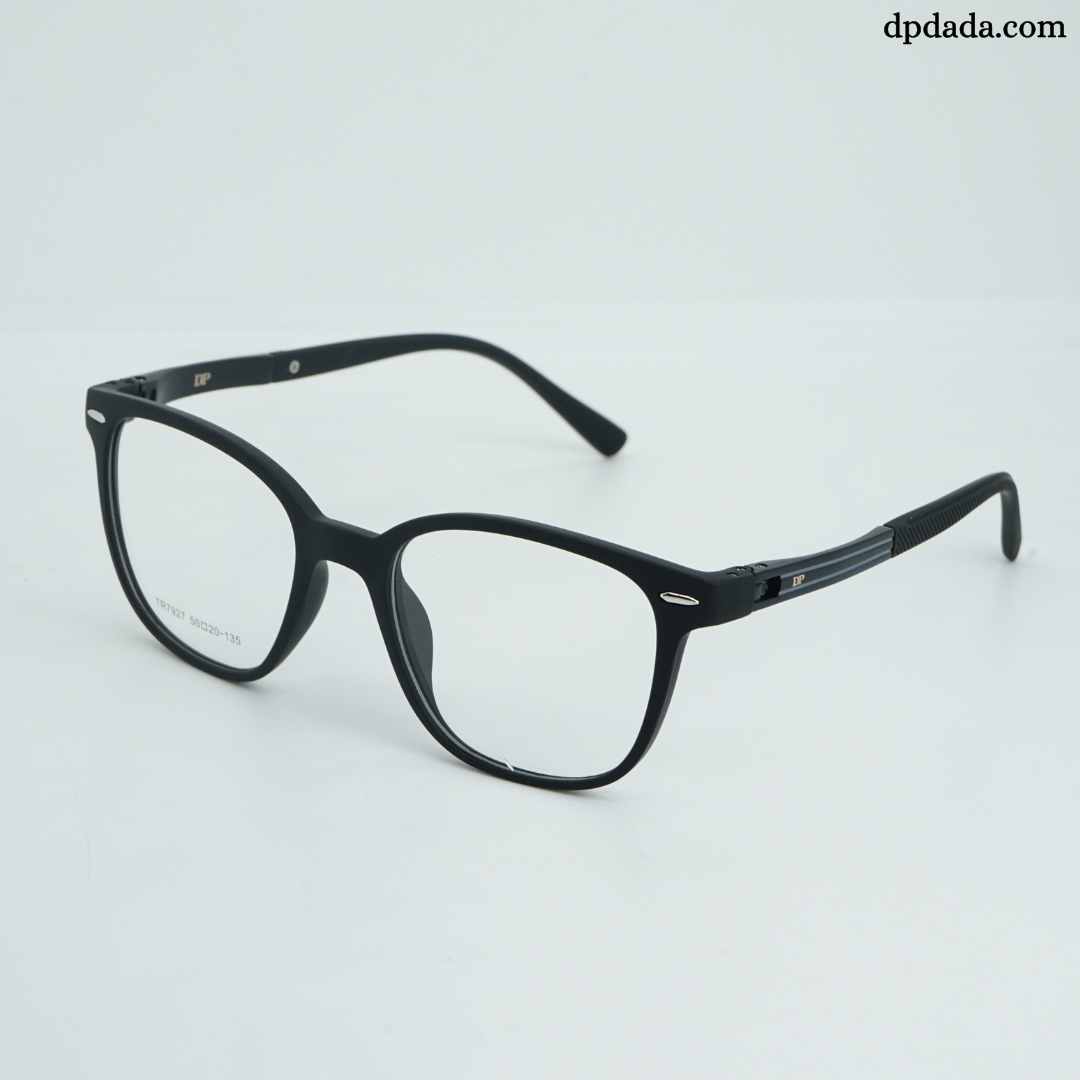 DP Dada TR7927 Matte Black Cat-Eye Eyeglasses