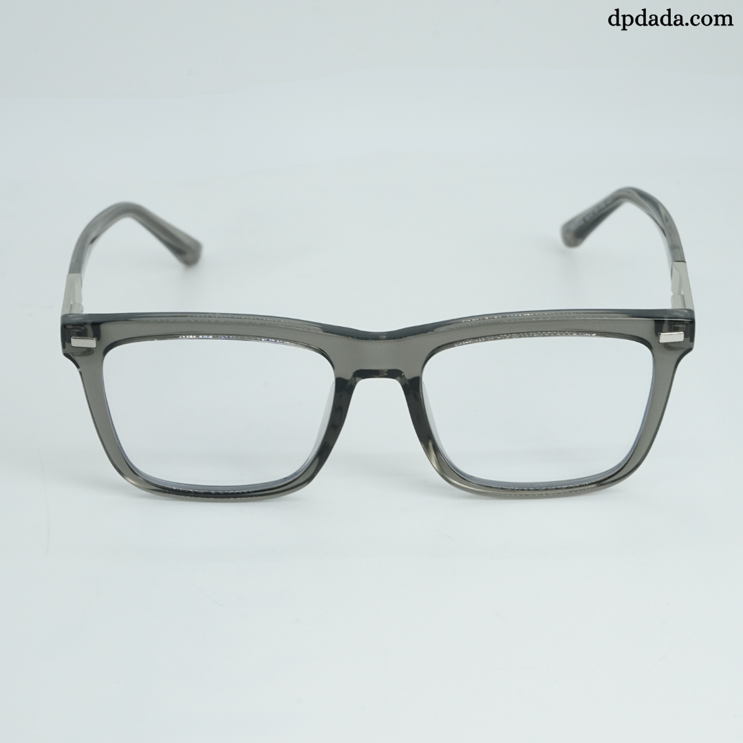 DP Dada TR8901 Transparent Grey Square Eyeglasses