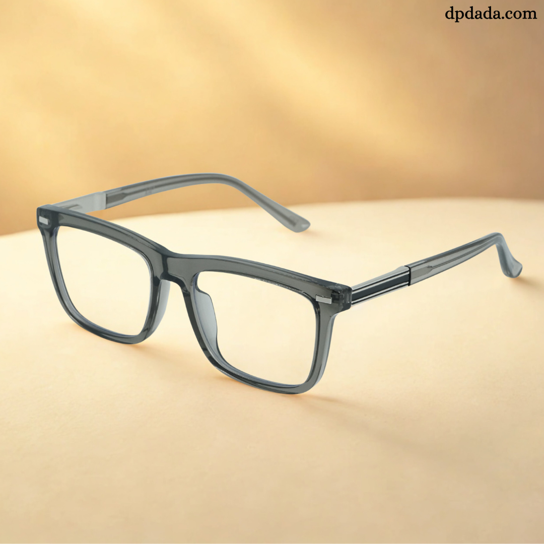 DP Dada TR8901 Transparent Grey Square Eyeglasses