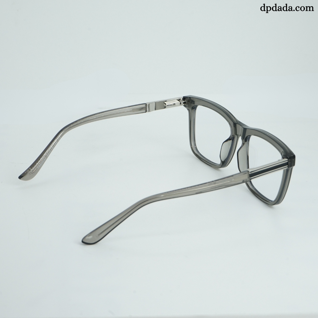 DP Dada TR8901 Transparent Grey Square Eyeglasses
