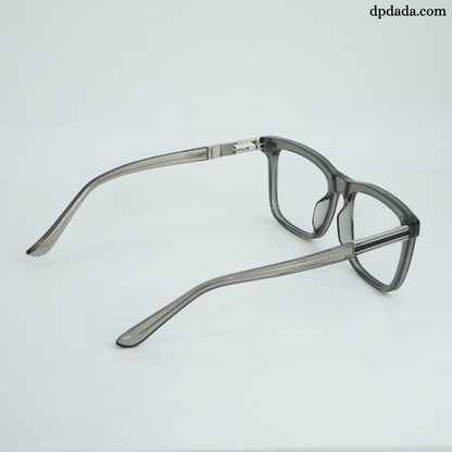 DP Dada TR8901 Transparent Grey Square Eyeglasses