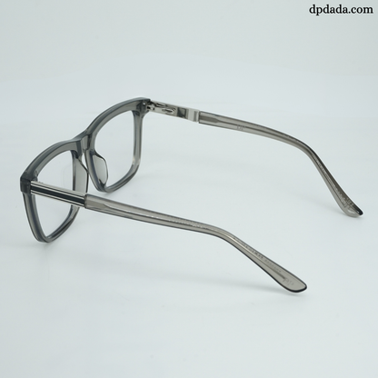 DP Dada TR8901 Transparent Grey Square Eyeglasses
