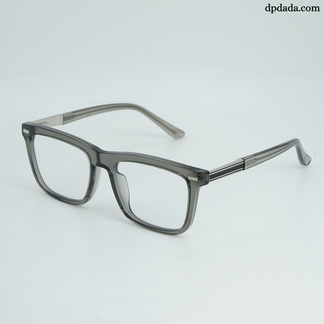 DP Dada TR8901 Transparent Grey Square Eyeglasses