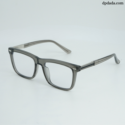 DP Dada TR8901 Transparent Grey Square Eyeglasses