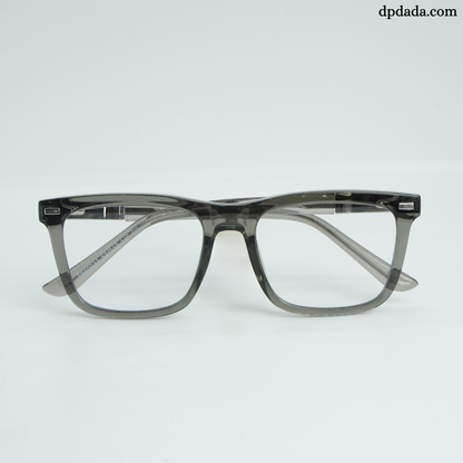 DP Dada TR8901 Transparent Grey Square Eyeglasses