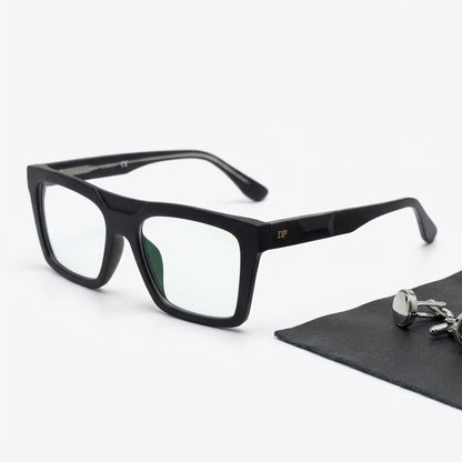 WideX 3-in-1 Clip-On Vision Eyeglasses Mat Black