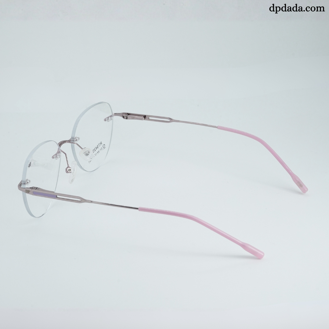 DP DADA.COM Rimless Pink Spectacle RT9420110