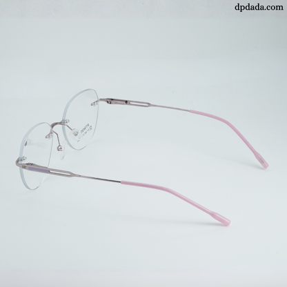 DP DADA.COM Rimless Pink Spectacle RT9420110