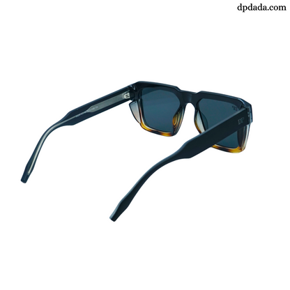 DP Retro Square Black & Tortoise Sunglasses. DPX14