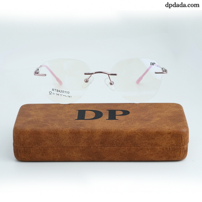 DP DADA.COM Rimless Pink Spectacle RT9420110