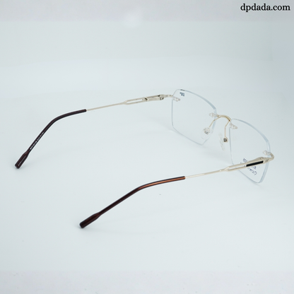 DP DADA.COM Rimless Spectacle Gold Colour RT9420105