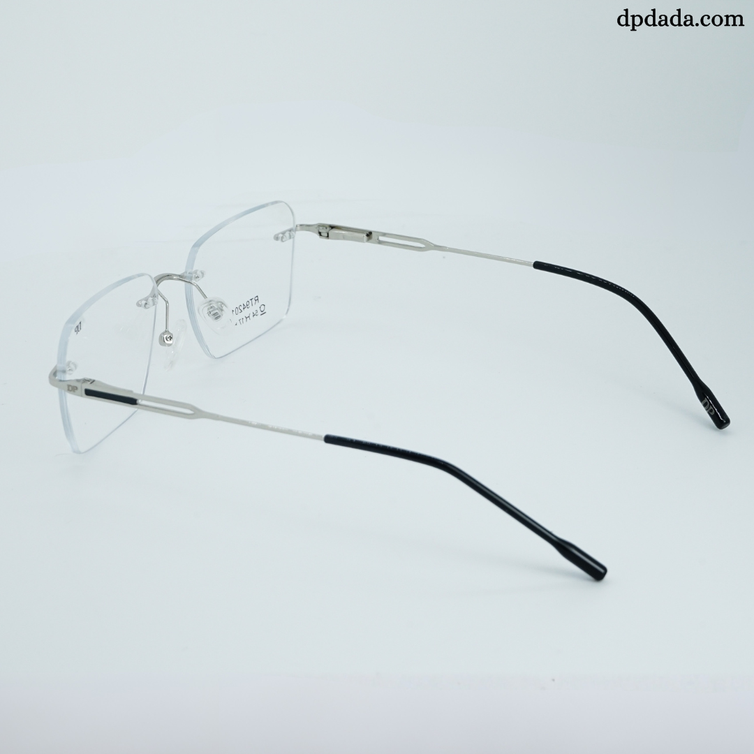 DP DADA.COM Rimless Spectacle Silver RT9420101