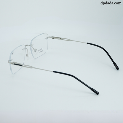 DP DADA.COM Rimless Spectacle Silver RT9420101