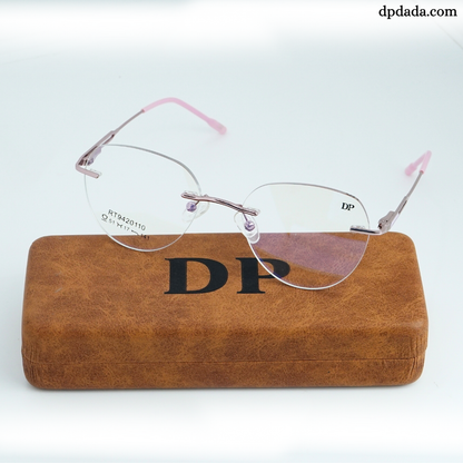 DP DADA.COM Rimless Pink Spectacle RT9420110
