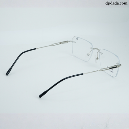 DP DADA.COM Rimless Spectacle Silver RT9420101