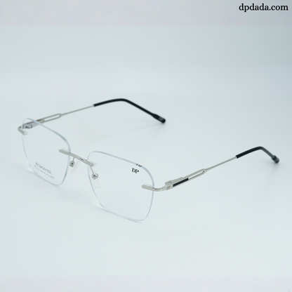 DP DADA.COM Rimless Spectacle Silver RT9420102