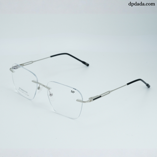 DP DADA.COM Rimless Spectacle Silver RT9420102