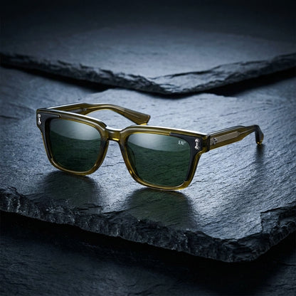 DP Dada Dot Com Stylish Green Lens Square Sunglasses | Premium Fashion Eyewear