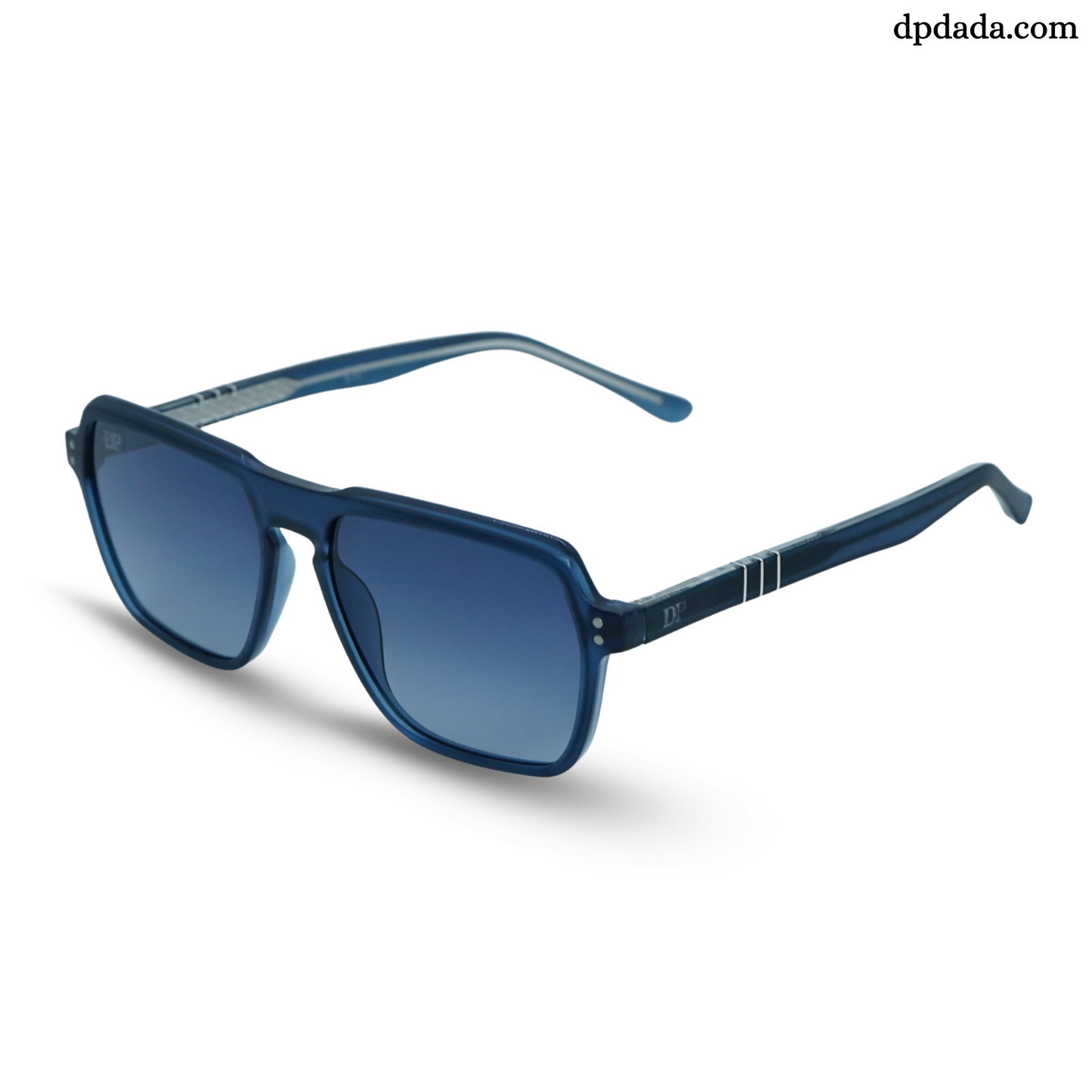 DP Square Frame Gradient Blue Sunglasses. DPX19
