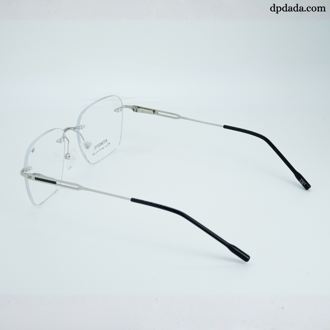 DP DADA.COM Rimless Spectacle Silver RT9420102