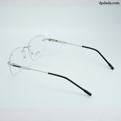 DP DADA.COM Rimless Spectacle Silver RT9420102