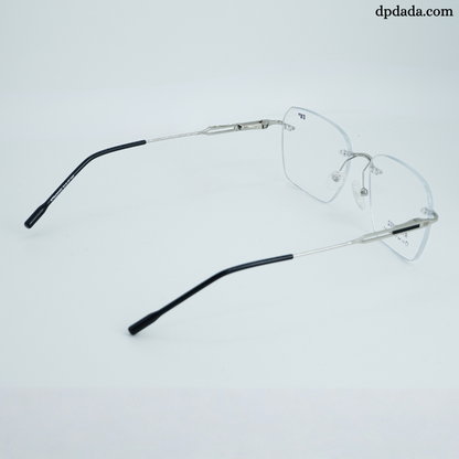 DP DADA.COM Rimless Spectacle Silver RT9420102
