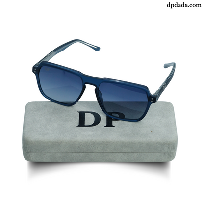 DP Square Frame Gradient Blue Sunglasses. DPX19