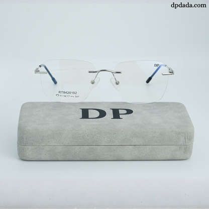 DP DADA.COM Rimless Spectacle Silver RT9420102