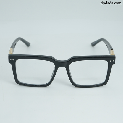 DP Dada Matte Black Square Eyeglasses – Model DP102