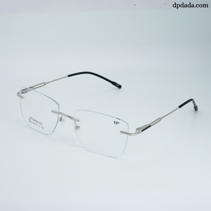 DP DADA.COM Rimless Spectacle Silver RT9420103