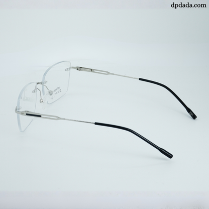 DP DADA.COM Rimless Spectacle Silver RT9420103