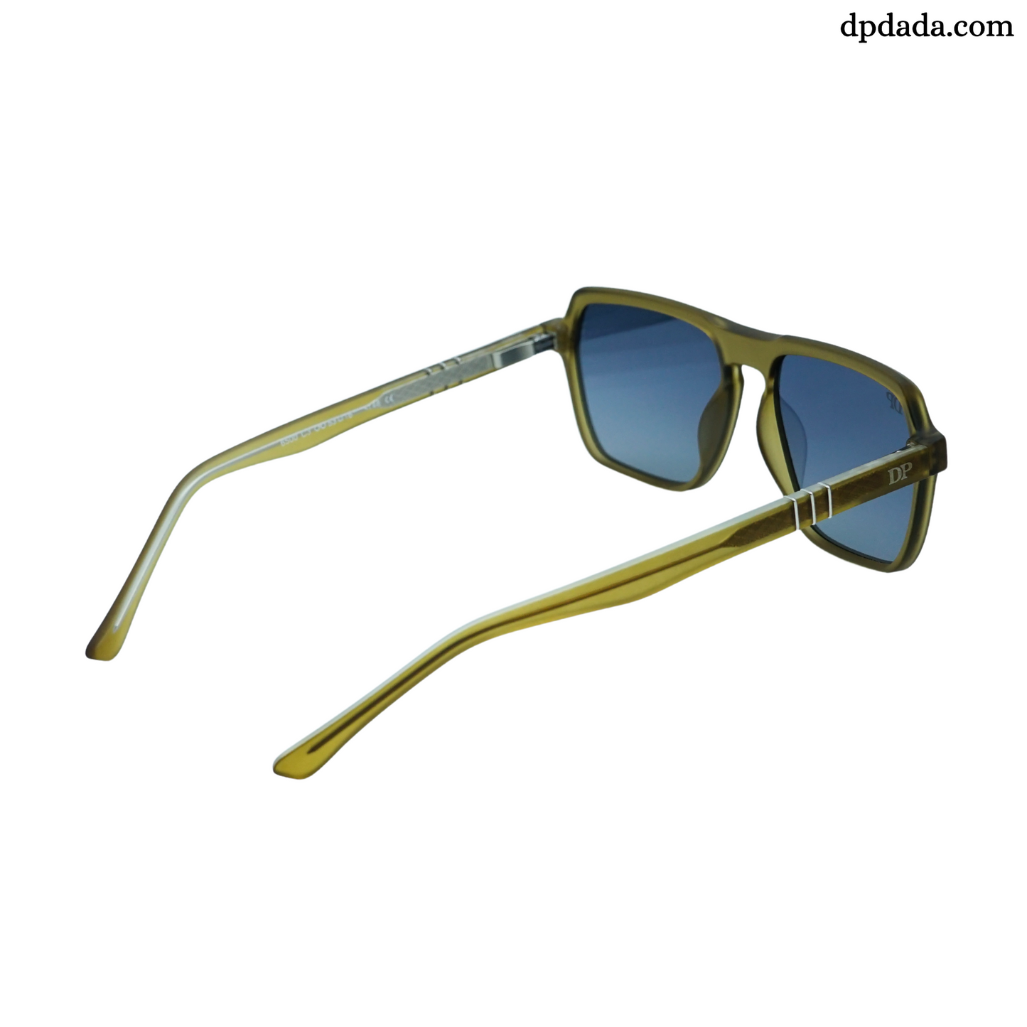 DP Retro Square Yellow & And Blue Gradient Sunglasses. DPX20