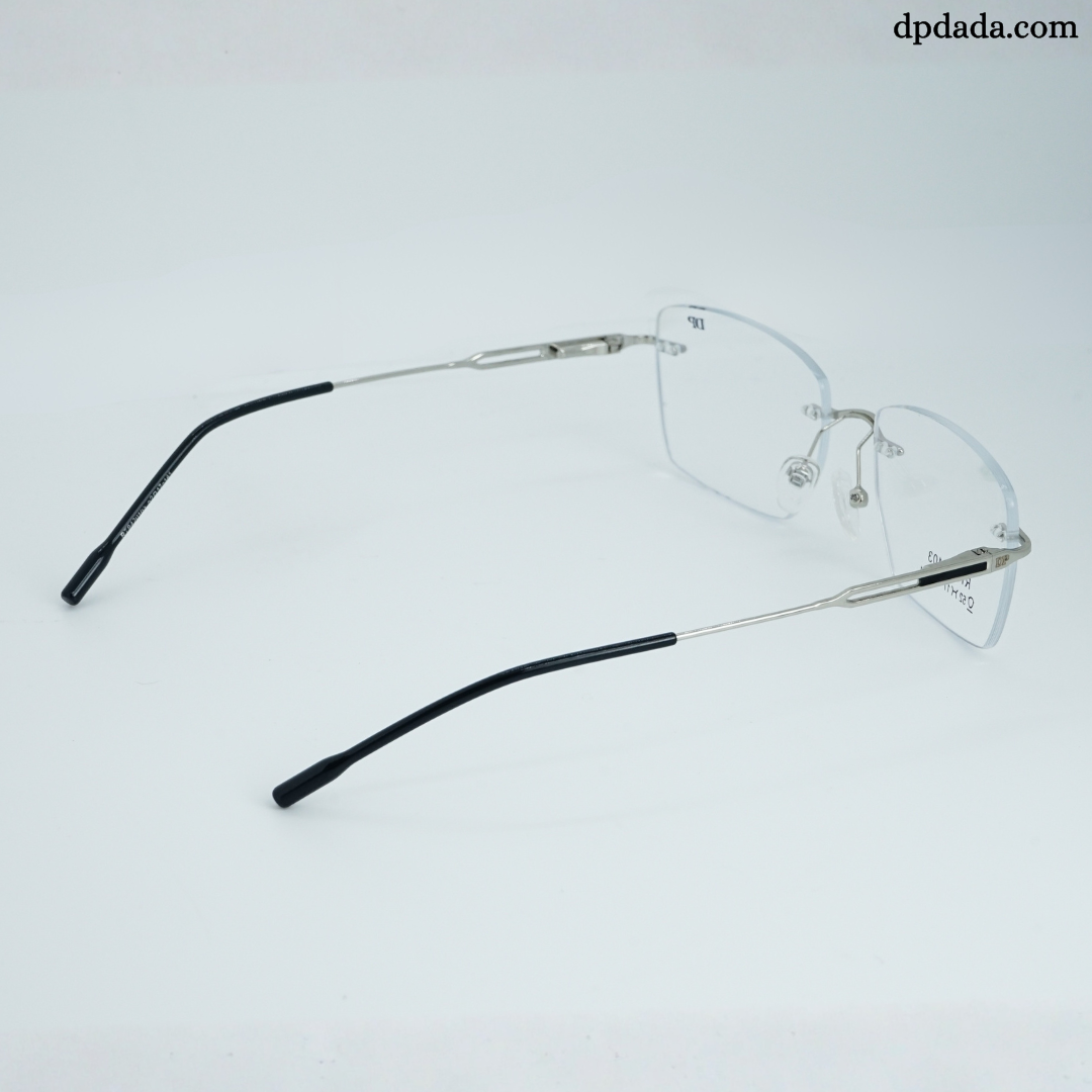 DP DADA.COM Rimless Spectacle Silver RT9420103