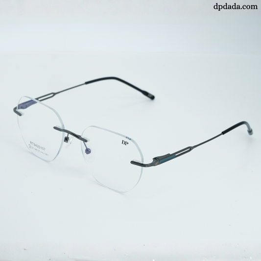DP DADA.COM Rimless Spectacle Silver RT9420107