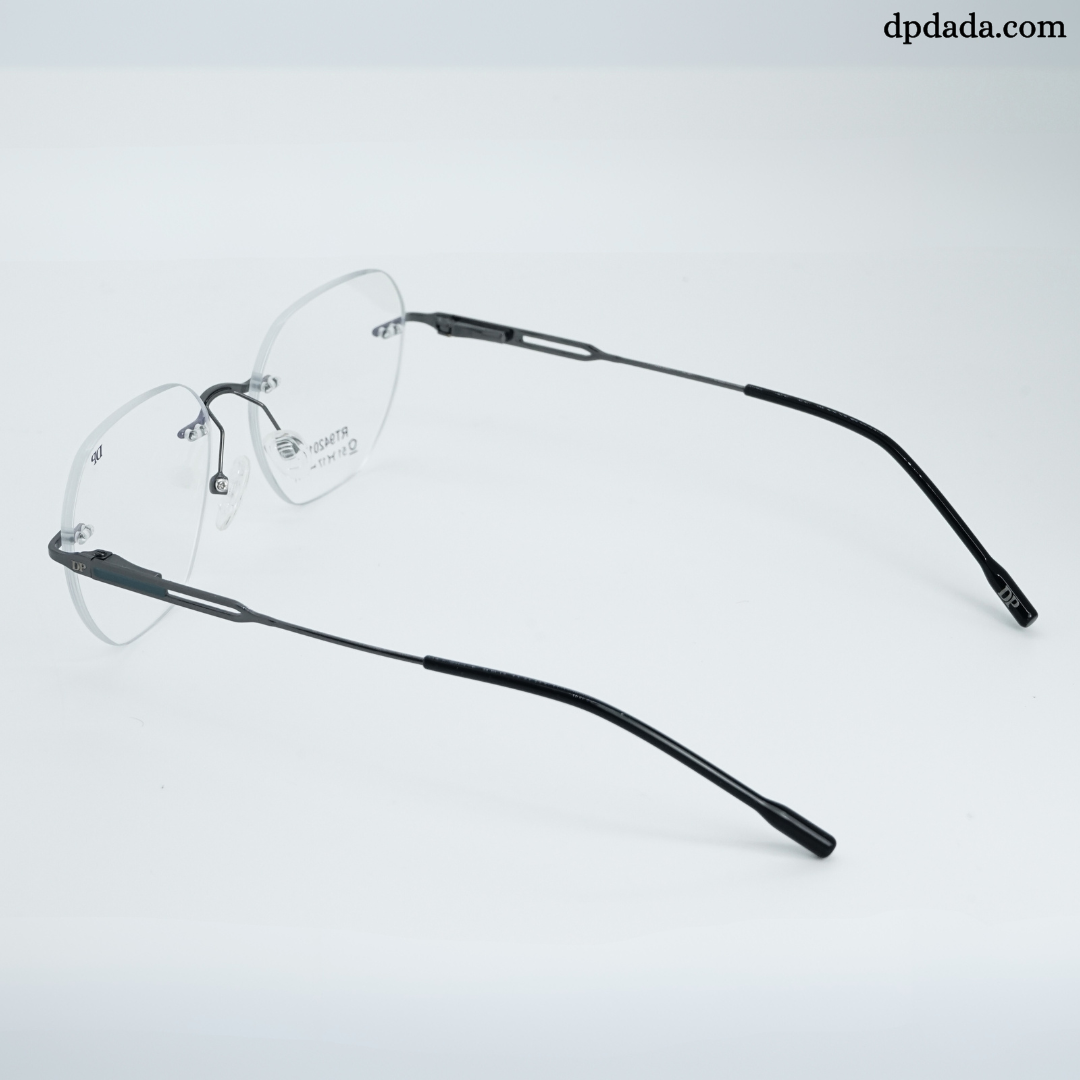 DP DADA.COM Rimless Spectacle Silver RT9420107