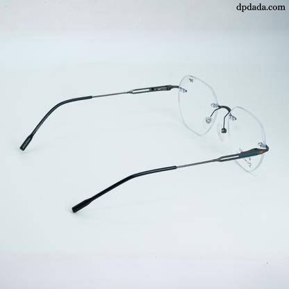 DP DADA.COM Rimless Spectacle Silver RT9420107