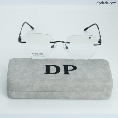 DP DADA.COM Rimless Spectacle Silver RT9420107