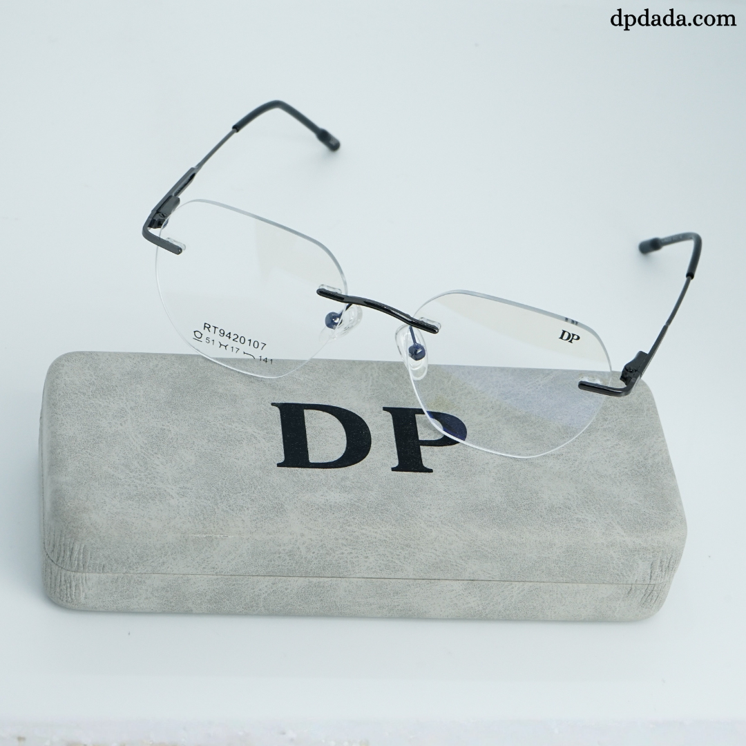 DP DADA.COM Rimless Spectacle Silver RT9420107