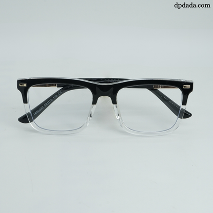 DP Dada TR7937 Black Crystal Square Eyeglasses