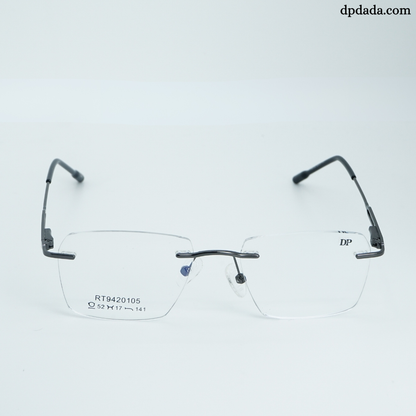 DP DADA.COM Rimless Spectacle Silver RT9420105