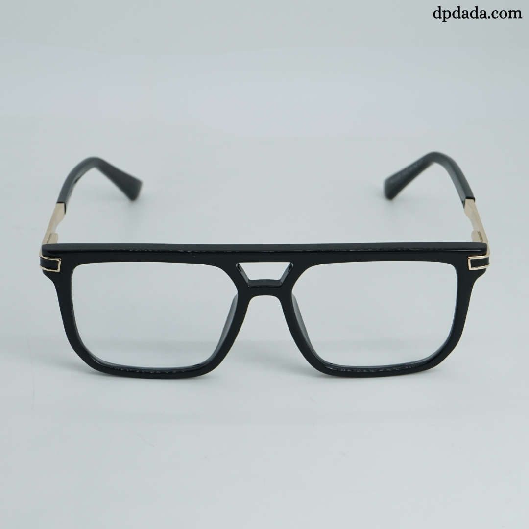 DP Dada TR7938 Black Gold Square Eyeglasses