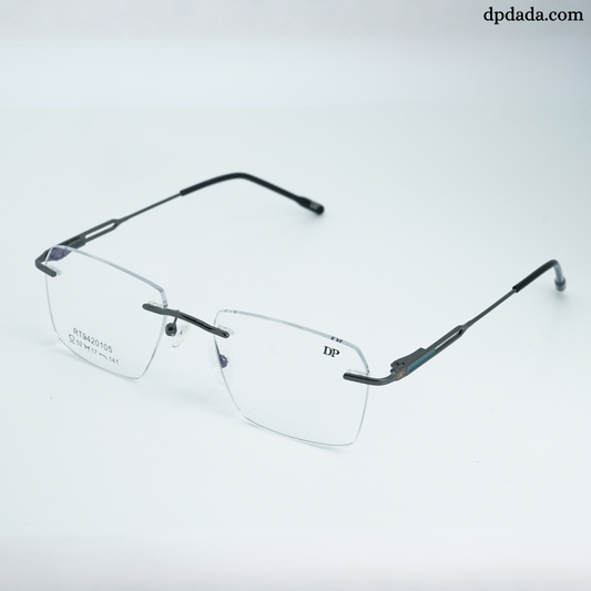 DP DADA.COM Rimless Spectacle Silver RT9420105