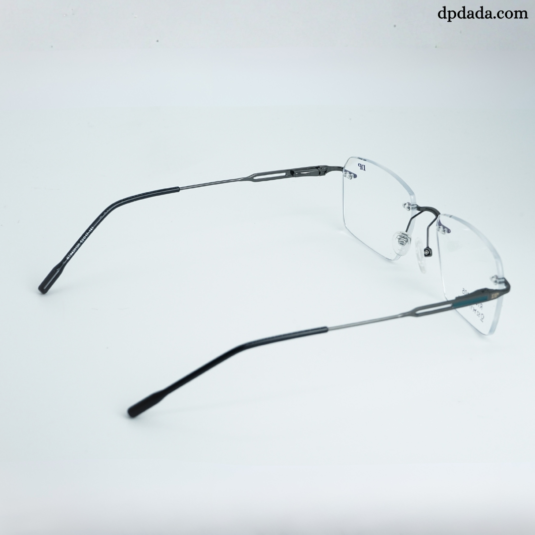 DP DADA.COM Rimless Spectacle Silver RT9420105
