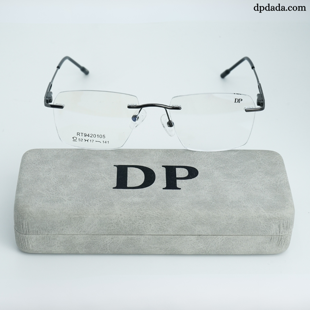 DP DADA.COM Rimless Spectacle Silver RT9420105