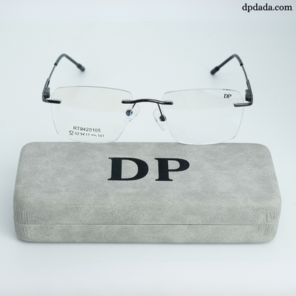 DP DADA.COM Rimless Spectacle Silver RT9420105
