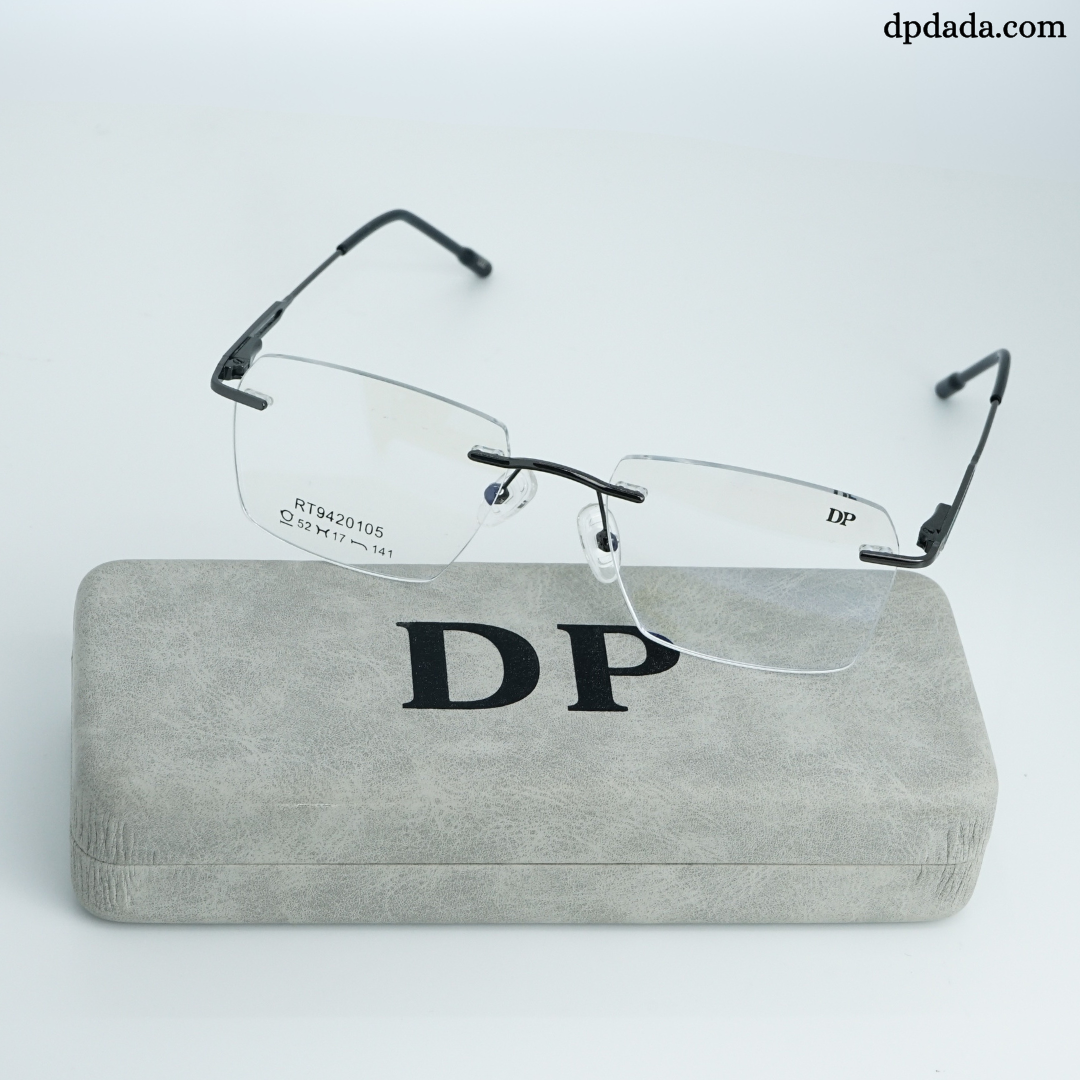 DP DADA.COM Rimless Spectacle Silver RT9420105